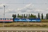 A ČD Cargo 7383 002-3 pályaszámú Vectron Svetlá nad Sázavou állomáson