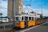 The BKV 3430 MUV tram seen on Bcsi t-Vrsvri t v. on line R19