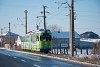 The CTP Arad (Arad Public Tansport Authority) DWAG 1862 (AR 00102) seen at Arad-Gyorok interurban tramway seen at Sâmbâteni