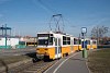 A BKV 4241 pályaszámú Tatra T5C5K2 villamosa a Bécsi út-Vörösvári út végállomáson