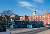 Two BKV buses seen at Batthyány tér