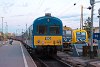 The MV-START BDt 102 driving trailer for class 418 locomotives seen at Budapest-Nyugati