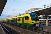 A GYSEV 435 504 pályaszámú Stadler FLIRT3 Győr állomáson