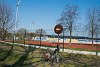 The old track of the Tiszakcske Narrow-gauge Railway around Sportliget station before its demolition