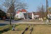 The old track of the Tiszakcske Narrow-gauge Railway around Sportliget station before its demolition