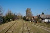 The old track of the Tiszakcske Narrow-gauge Railway around Tiszapart station before its reconstruction