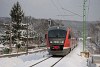 A MÁV-START 426 028 Klotildliget és Piliscsaba között a havas Pilisben