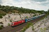 Az ÖBB 1116 060 Bicske és Szár között bécsi EuroCity vonattal