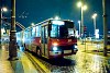 The BKV Ikarus-GVM 257 trolleybus seen at Fővm tr