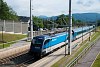 Az ÖBB 1216 234 Stübing megállóhelyen ČD Railjet vonatával