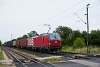 A ÖBB 1293 047 pályaszámú Siemens Vectron Nagyszentjános és Győrszentiván között egy konténerszállító tehervonattal