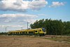 The GYSEV 435 504 seen between Veszkny and Kapuvr