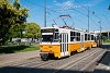 The BKV ČKD Tatra T5C5 4328 seen between Bem Jzsef tr and Margit-hd