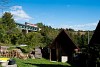 A ŽSSK 813 009-2 pályaszámú Iker-Bézéje (Bagetá) Paprád és Poriadie között a Lipovecky viadukt-on