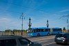 A BKV Volvo 7700A FJX-223 Zenélő kút és Margit-híd, budai hídfő között a 26-os buszon