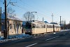 The CTP Arad (Aradi Kzssgi Kzlekedsi Trsasg) DWAG 304 seen at Arad-Ghioroc long-distance tram route (interurban) hauling an extra car