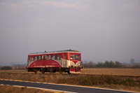 The CFR Calatori 95 53 9 77 0971-3 Little MAlaxa railcar seen between Manastur and Rachita