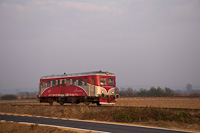 A CFR Calatori 95 53 9 77 0971-3 pályaszámú Kis-Malaxa motorkocsija Bégamonostor és Rekettyő között