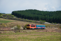The MÁV-START 418 165 seen between Kisterenye and Kisterenye-Bányatelep