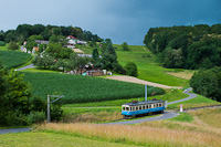 The Steiermarkbahn (Gleichenbergerbahn) ET 1 seen between Hofsttten and Maierdorf