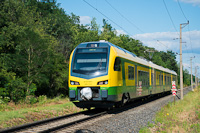 The GYSEV 435  510 seen between Veszkény and Kapuvár