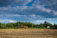 The Bobó kft. train seen between Kapuvár and Veszkény
