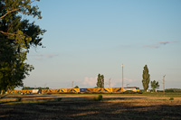 The GYSEV Cargo 193 837 seen between Veszkny and Kapuvr