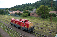 The MÁV-START 408 235 seen at Somoskőújfalu