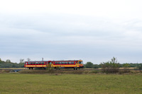 A MÁV-START 117 315 Kettőshalom és Gátér között a Szentes - Csongrád - Kiskunfélegyháza vasútvonalon