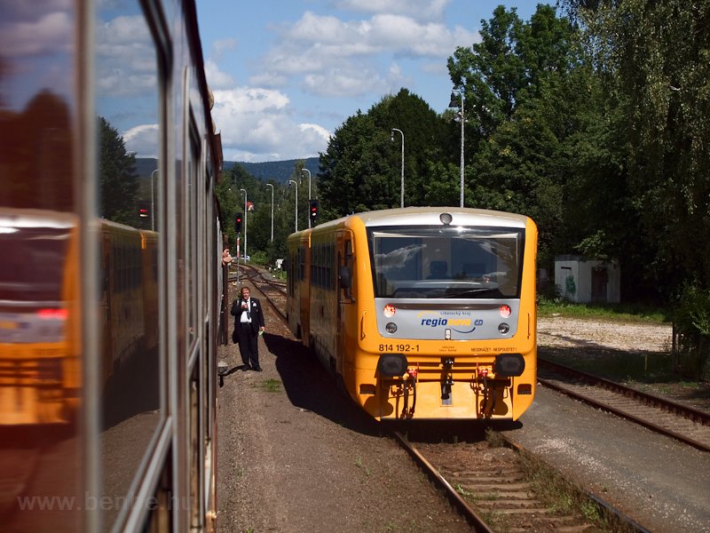 The ČD 814 192-1 seen  photo