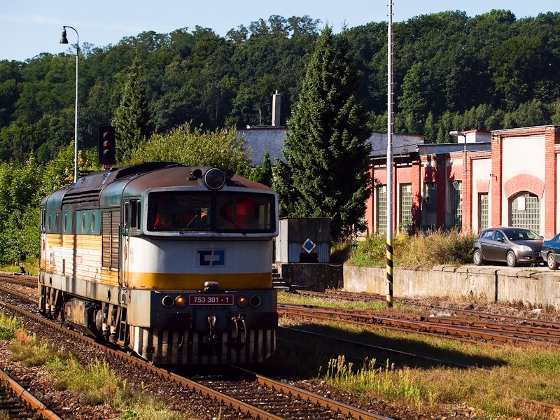 The ČD 753 301-1 seen  photo