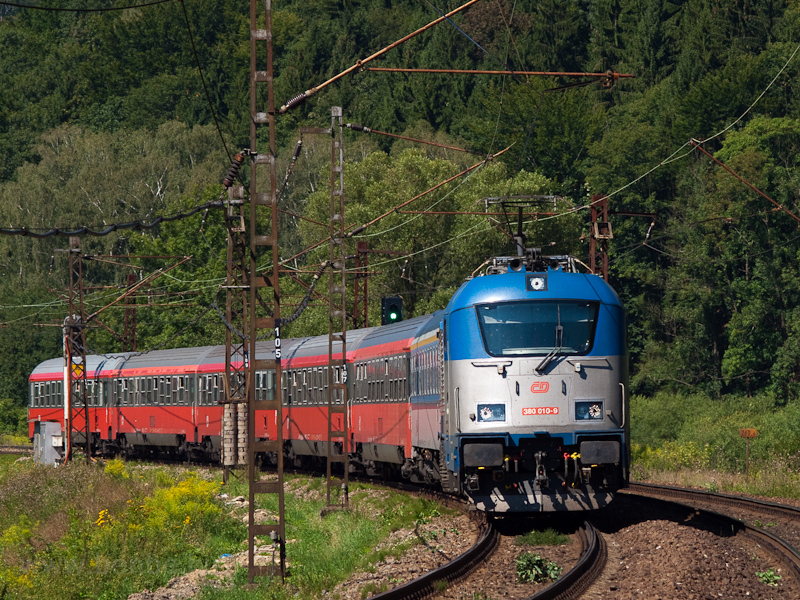 The ČD 380 010-9 seen  picture