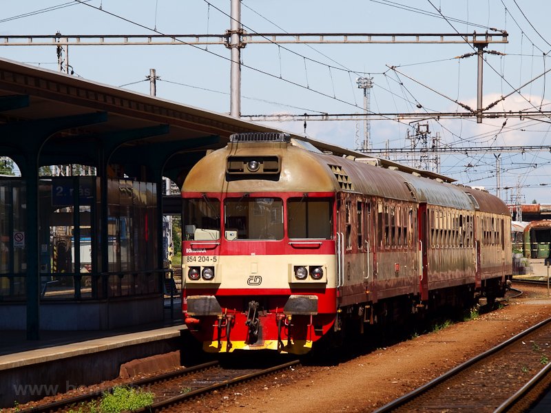 A ČD 854 204-5 Hradec  fot