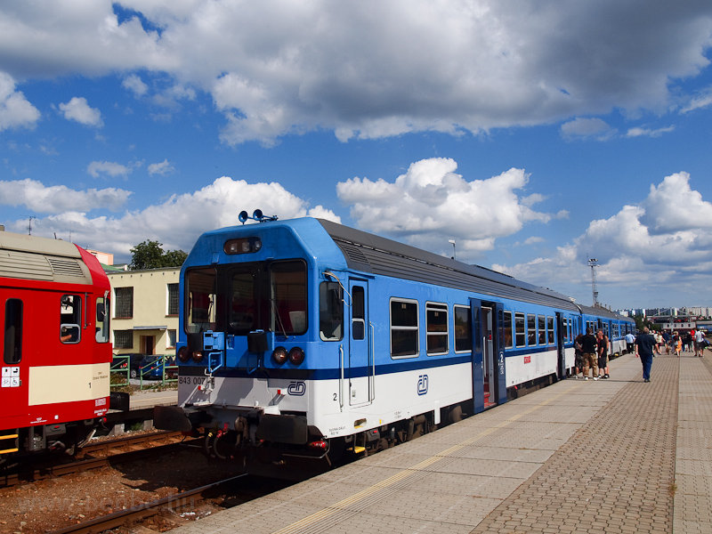 The ČD 843 007-6 seen  photo