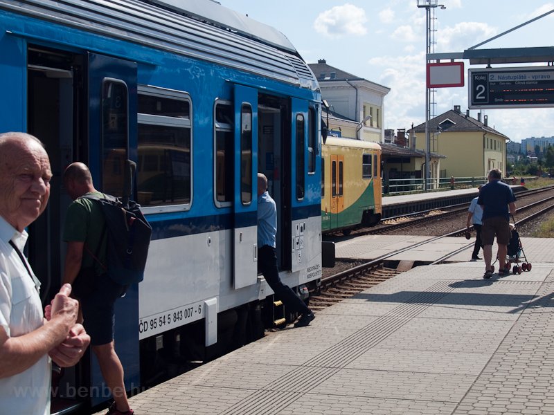 The ČD 843 007-6 seen  photo