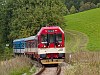 The ČD 843 008-4 seen between Levnsk Olešnice and Star Paka