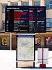 Hradec Kralov - the destination board also shows the trains that depart