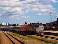 The ČD 749 283-1 seen at Turnov