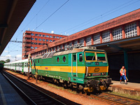 The ČD 163 252-0 seen at Pardubice