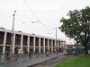 Tramcars 484 and 505 at the Railway station at Debrecen