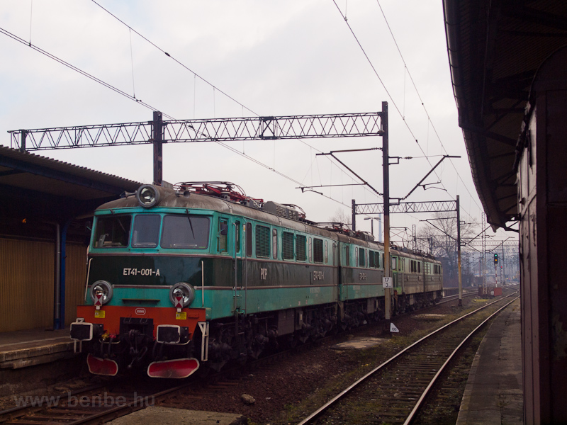 The PKP Cargo ET41 001 seen at Bytom photo
