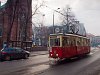 A bytomi 38-as villamos Konstal N sorozatú, 954 pályaszámú kocsija a Piekarskán, Bytom Kościół św. Trójcy végállomásnál