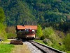The Slovenske železnice 813 020 seen at Fala