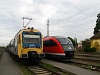The MV-START BDVmot 012 and the MV 6342 014-5 Desiro with a charter train at Vc station