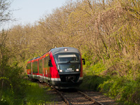 The MV 6342 014-5 at the Becske tunnel