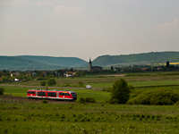 A 6342 011-1 pályaszámú Desiro motorvonat Ipolytarnóc és Kalonda (Szlovákia) között