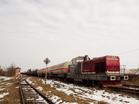 A CFR MARFA 92 53 0841 014-9 pályaszámú tehervonati mozdonya rendezkedik Érmihályfalva állomáson (Valea lui Mihai, Románia)