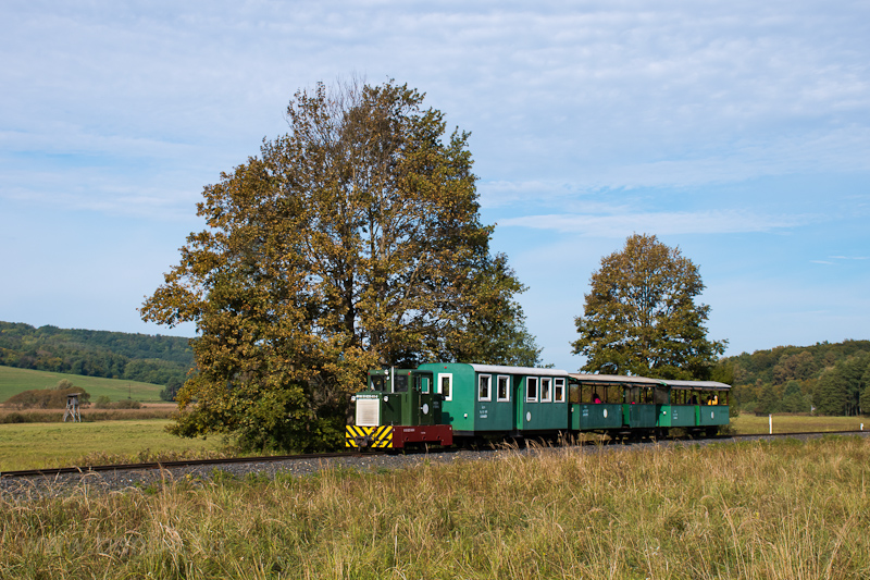 The Csmdri Erdei Vast 8235 409 seen between Nyrlakos and Bnokszentgyrgyi elgazs photo