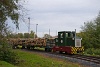 The Csmdri Erdei Vast 8235 409-0 seen hauling a freight train at Bzakerettye als