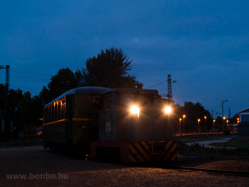 The MV GV 2920 733-9 (type C50) locomotive seen at Balatonfenyves photo